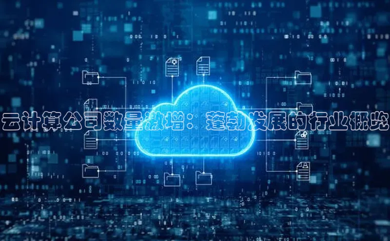 杏悦APP官方网站入口梯哥哥科技云计算公司数量激增：蓬勃发展的行业概览