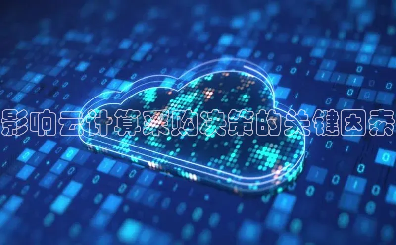 杏悦股东z176五827梨猫眼影响云计算采购决策的关键因素